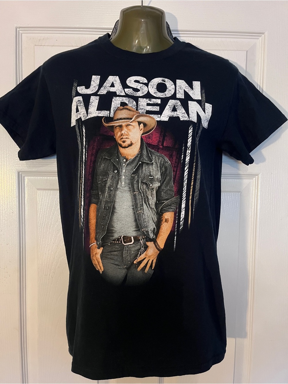 Jason Aldean Concert Graphic T Shirt Black Country Music Merch Tour Tee [S]